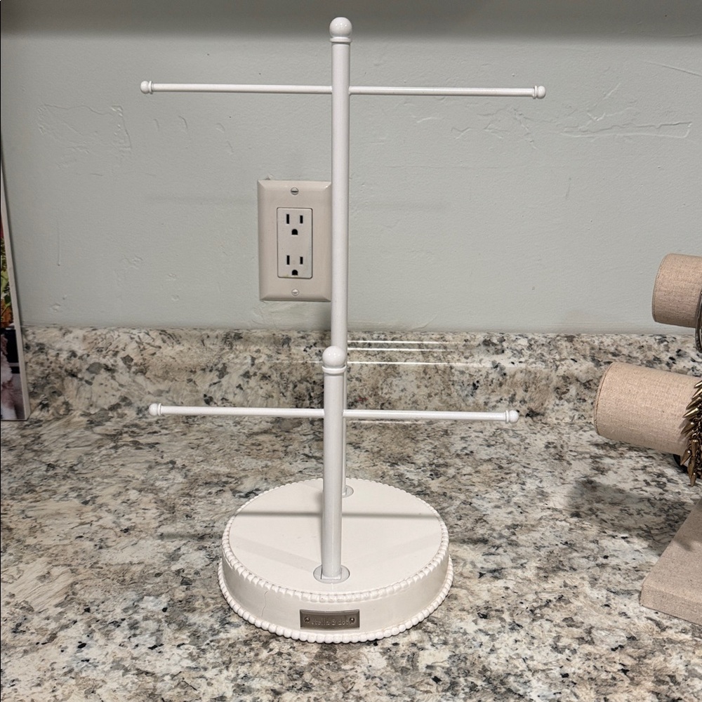 White Jewelry Stand